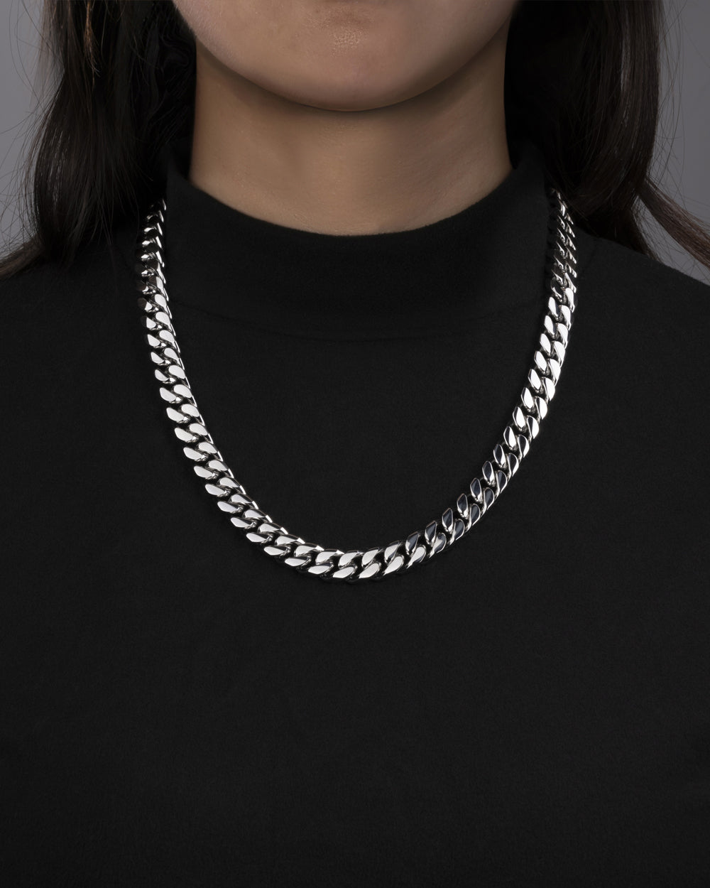 CLEAN BOXED CUBANA CHAIN. - 11MM