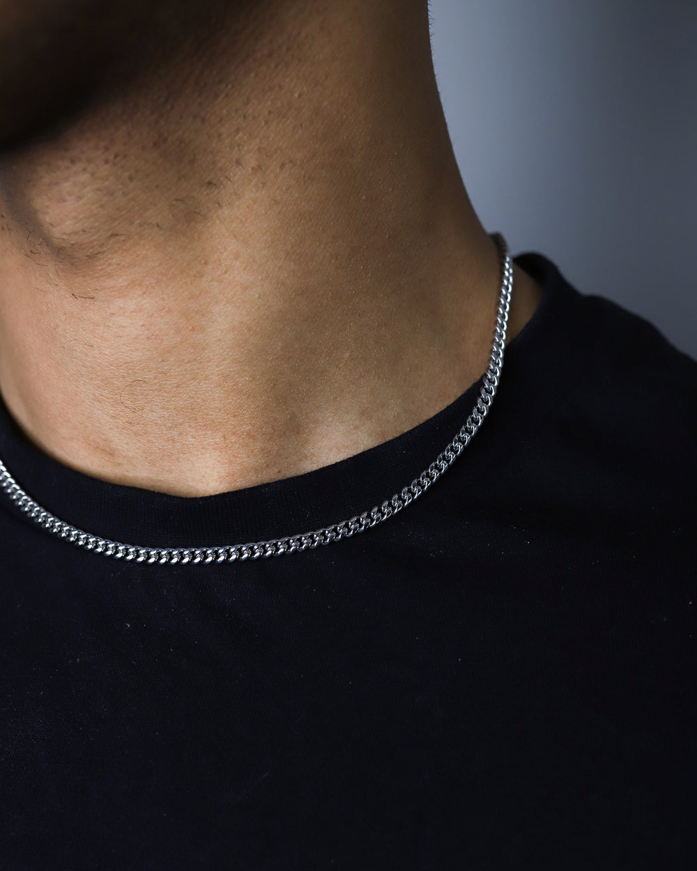CLEAN CUBANA CHAIN. - 4MM