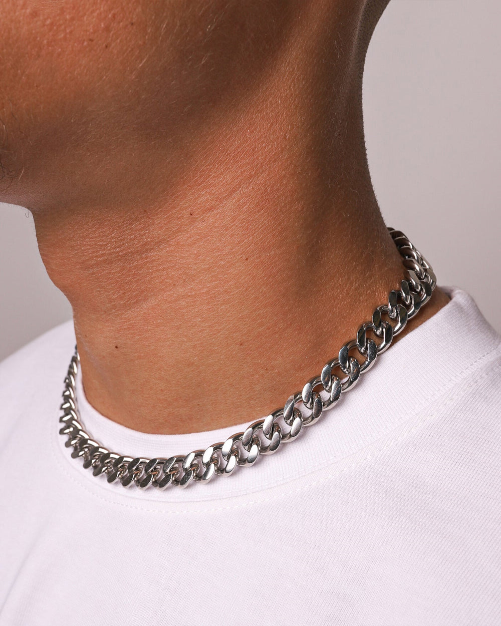 CLEAN CUBANA CHAIN. - 12MM