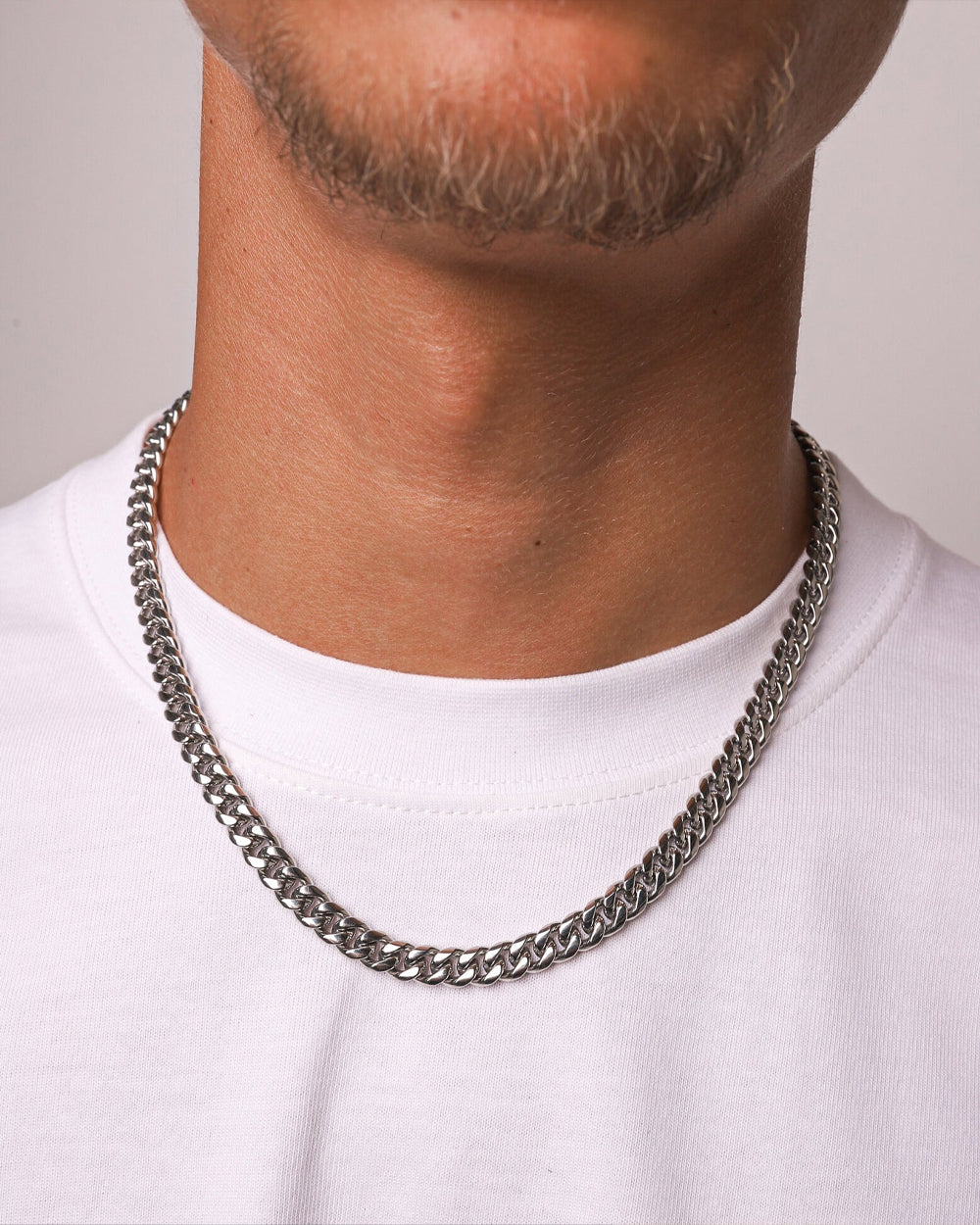 CLEAN CUBANA CHAIN. - 6MM