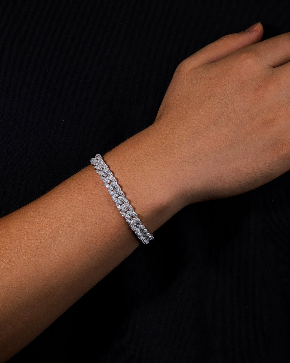 ICED CUBANA BRACELET. - 8MM