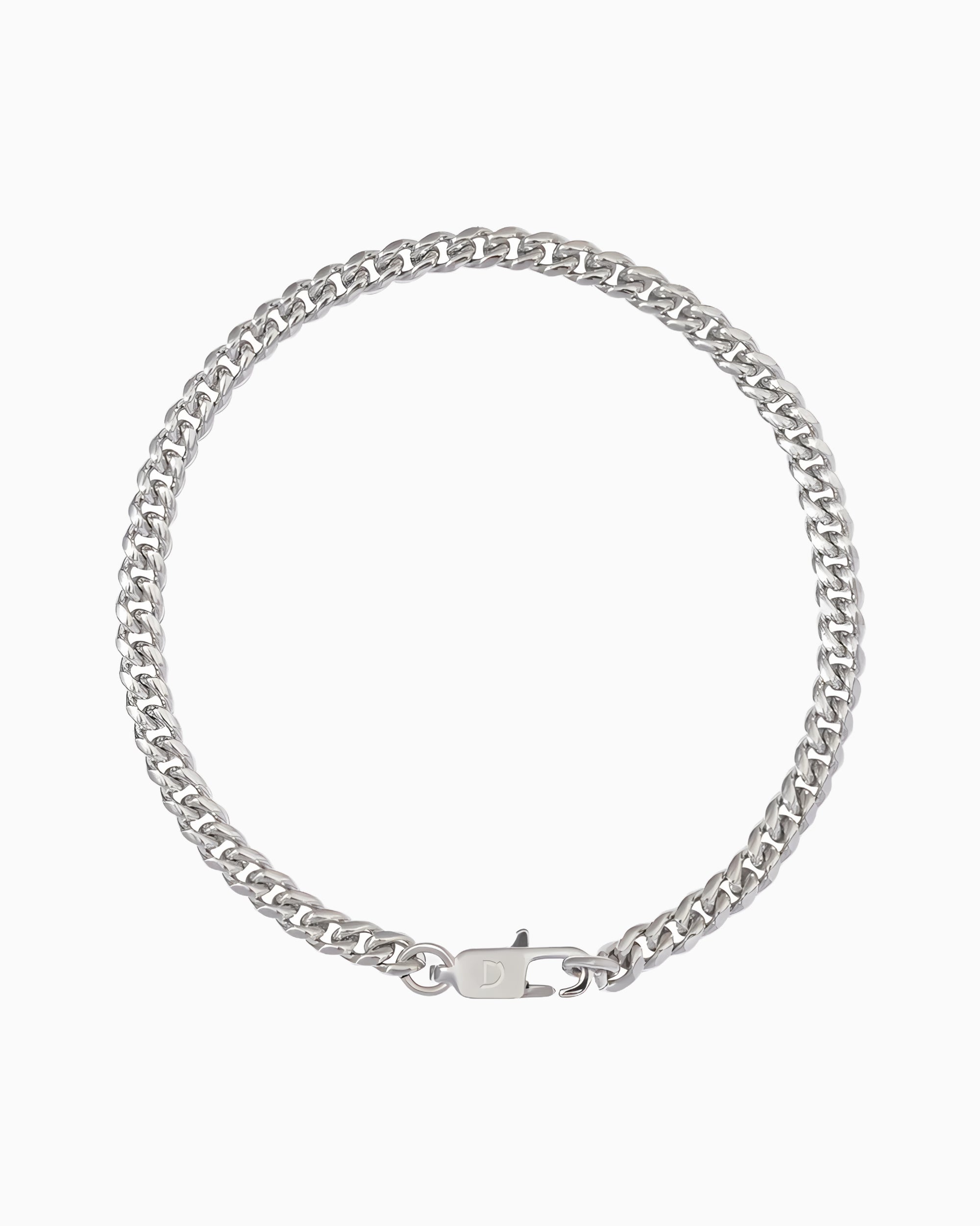 CLEAN CUBANA BRACELET. - 4MM