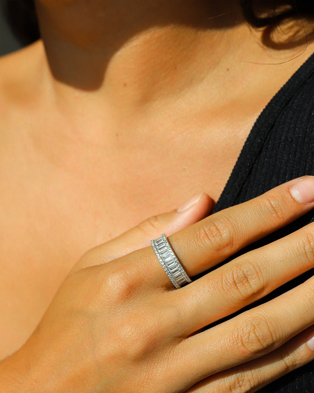 BAGUETTE BAND. - 925 - Drippy Amsterdam