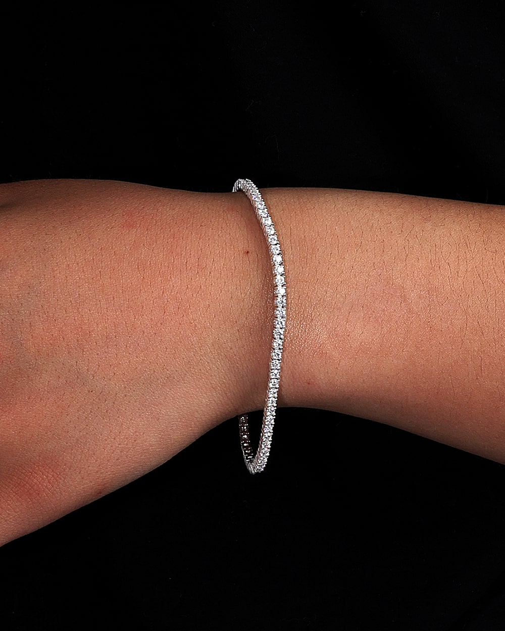 MOISSANITE TENNIS BRACELET. - 2MM